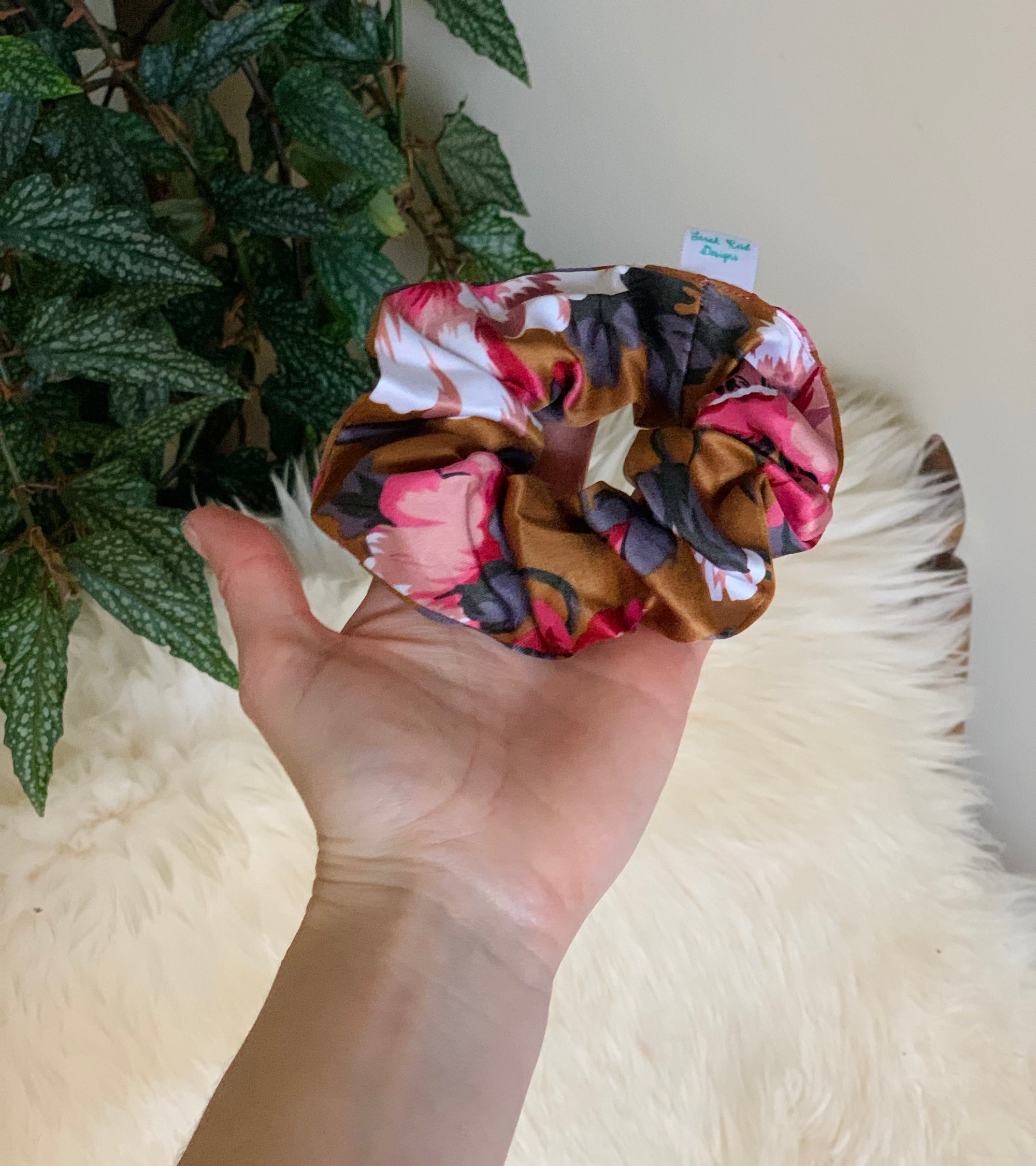 Petite Floral Hair Scrunchie