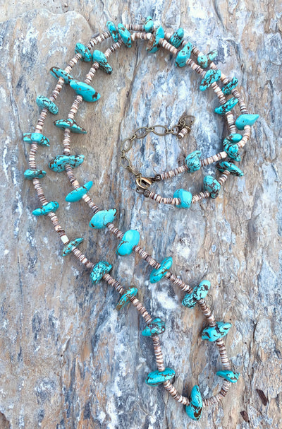 Turquoise Nugget Necklace