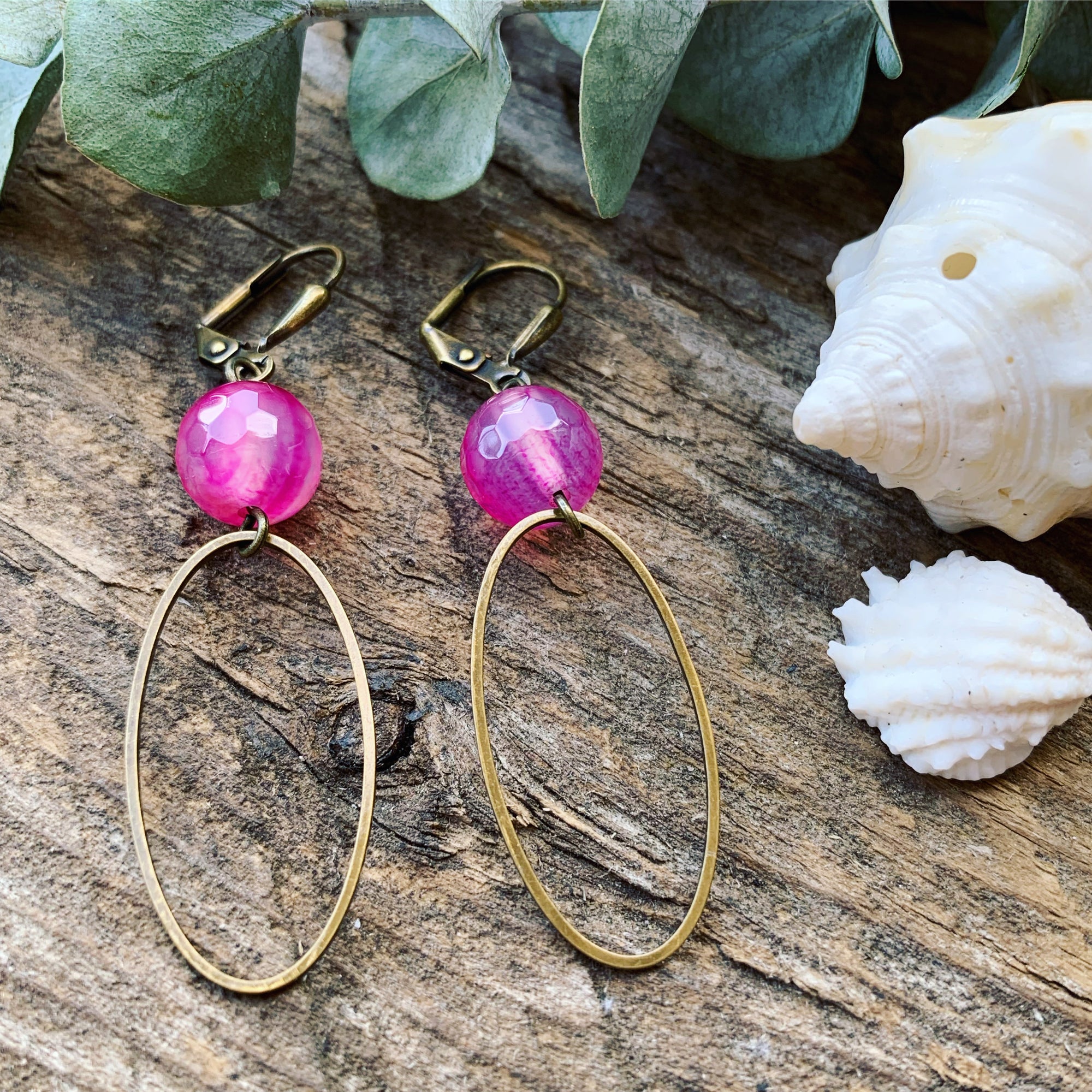 Watermelon Calla Earrings