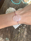 Rose Quartz & Pink Tourmaline Bracelet