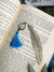 Blue Tassel Feather Bookmark